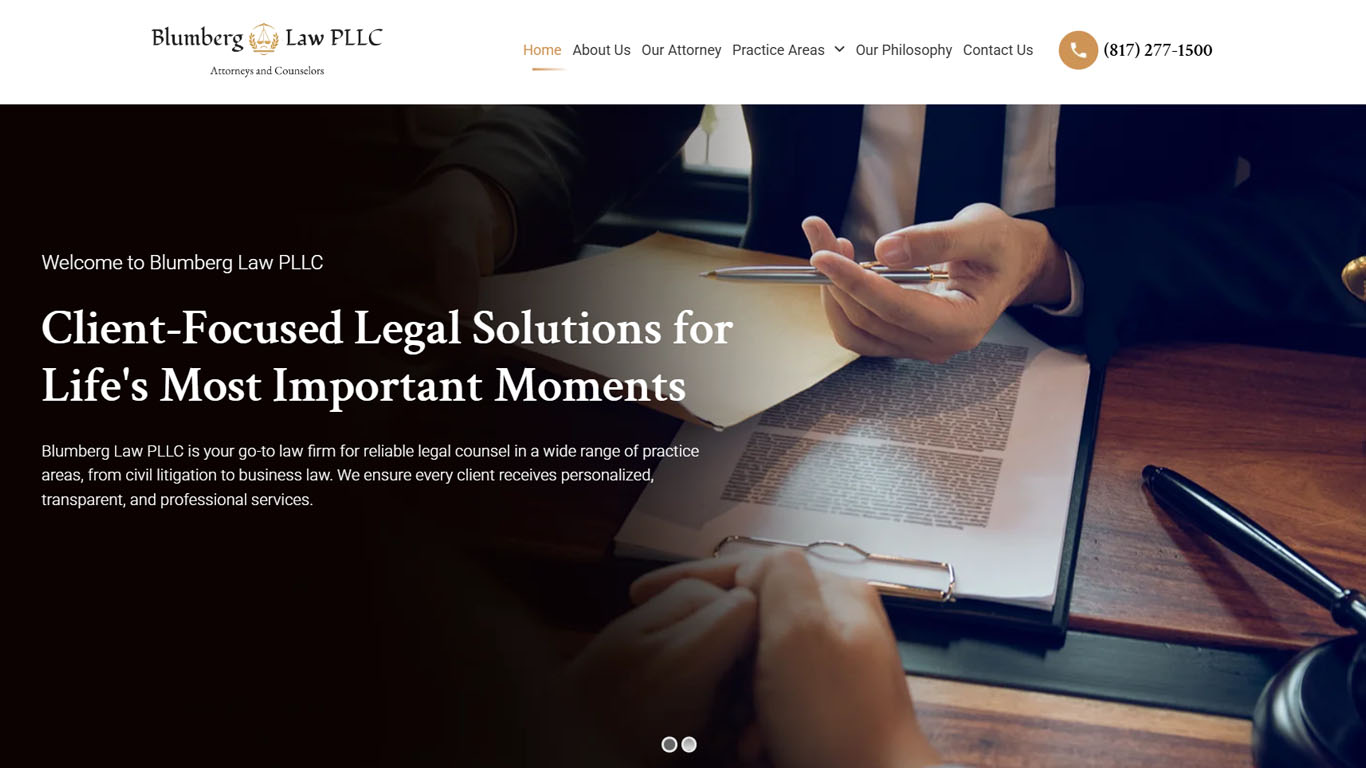 Professional Brand Website