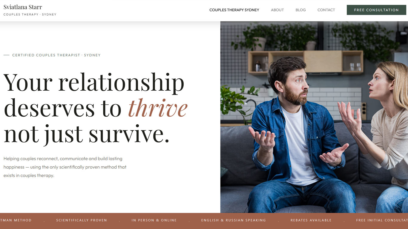 Couples Therapy Website